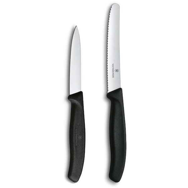 Swiss Army Brands 6.7833.7603.Us1 Kitchen Swiss Classic Pillow Packs 40.5In Utility & 30.25In Paring Black Packaged VIC-6.7603-X9 - main
